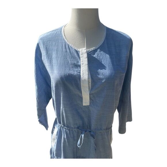 Joie Ecidra Cotton Boho Tie Waist Multi Tier Dress Size Small Feminine - Picture 2 of 6